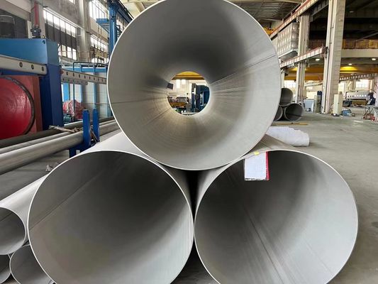 304 2205 904L ERW स्टेनलेस स्टील पाइप बड़े व्यास 150 मिमी