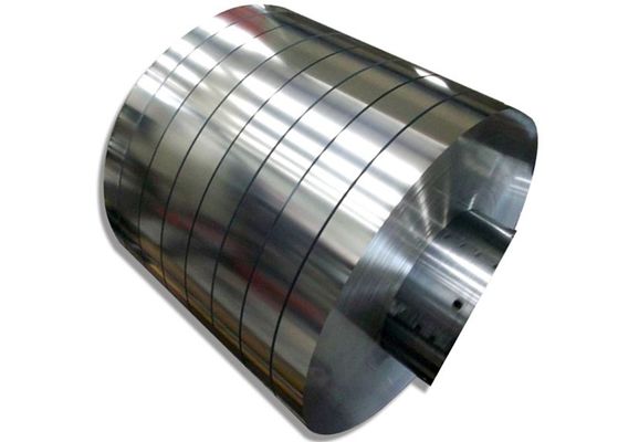 T3 T4 कोल्ड रोल्ड ब्रश स्टील स्ट्रिप ASTM A623M DR8 0.5MM कैन लिड्स के लिए: