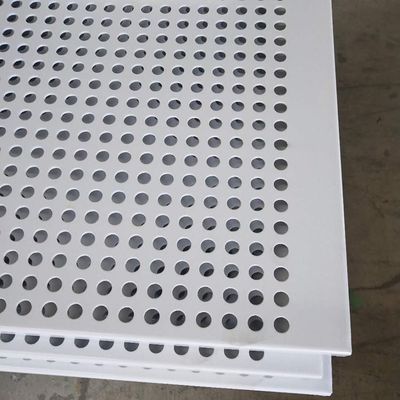 ASTM SS317 स्टेनलेस स्टील छिद्रित प्लेट 5 मिमी गोल छेद छिद्रित