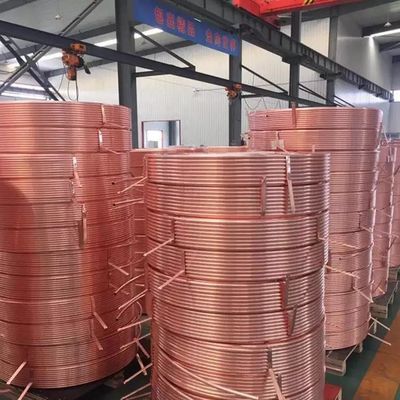 एयर कंडीशनर Cu 99.99% उच्च दबाव के लिए 1 इंच कॉपर पाइप का तार;