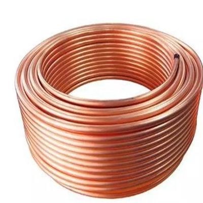 C12200 C2400 कॉपर कॉइल पाइप ASTM B280 पैनकेक ट्यूब एसी स्ट्रिप एयर कंडीशनर