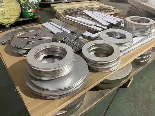 कटिंग राउंड स्टेनलेस स्टील प्लेट HL स्क्वायर 150mm 3.0mm