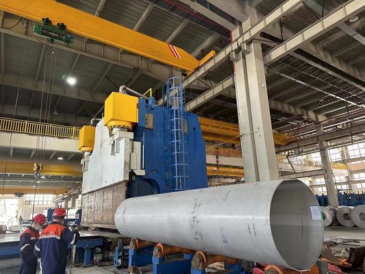 304 2205 904L ERW स्टेनलेस स्टील पाइप बड़े व्यास 150 मिमी