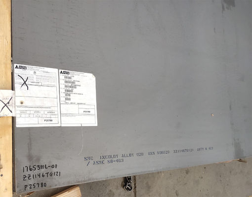 संक्षारण प्रतिरोधी निकेल प्लेट मिश्र धातु 20 N08020 4 मिमी 5 मिमी