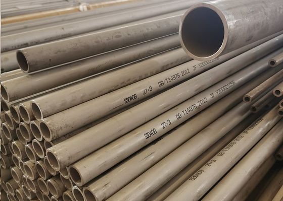 SUS304H 2.5 डुप्लेक्स स्टेनलेस स्टील पाइप 8K समाप्त 0.5 मिमी ASTM