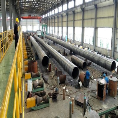 स्टील वेल्डेड बड़े व्यास ट्यूब 16Mn 20 # Q345 X46 ASTM JIN